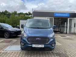 Chromablau metallic Gebraucht 2021 Ford Transit Custom Titanium X Van / Kleinbus | 41.888 € (Fairer Preis)