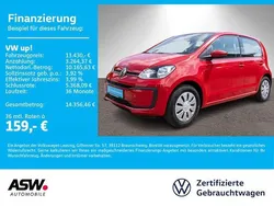 Tornadorot Gebraucht 2022 VW up! move up! Kleinwagen | 13.430 € (Fairer Preis)