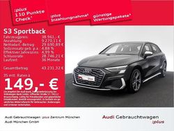 Mythosschwarz metallic Gebraucht 2024 Audi S3 Basis Limousine | 38.961 € (Guter Preis)