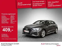Grau Gebraucht 2023 Audi A3 Sportback S-Line Limousine | 32.390 € (Teuer)