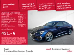 Navarrablau metallic Gebraucht 2021 Audi S3 Design Limousine | 34.990 € (Fairer Preis)