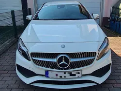 Weiß Gebraucht 2017 Mercedes A180 AMG line Kleinwagen | 17.499 € (Fairer Preis)