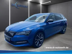 Blau Gebraucht 2021 Skoda Superb SportLine Kombi | 25.980 € (Fairer Preis)