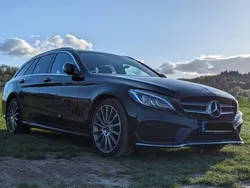 Schwarz Gebraucht 2017 Mercedes C400 AMG line Kombi | 26.600 € (Fairer Preis)