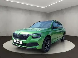 Rallyegrün metallic met. Gebraucht 2020 Skoda Kamiq Monte Carlo SUV | 21.450 € (Fairer Preis)