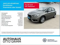 Platinsilber metallic (metallic) Gebraucht 2016 BMW 218 Advantage Kombi | 15.930 € (Fairer Preis)