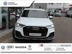 Gletscherweiß metallic Gebraucht 2021 Audi Q7 S-Line SUV | 58.740 € (Superpreis)