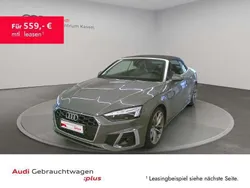 Chronosgrau metallic Gebraucht 2024 Audi A5 Cabriolet S-Line Cabrio | 52.990 € (Etwas zu teuer)
