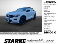Pure white Gebraucht 2021 VW T-Roc Cabriolet Style Cabrio | 26.989 € (Fairer Preis)