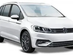 Weiss Neu 2025 VW Touran Highline Van / Kleinbus | 43.749 € (Teuer)