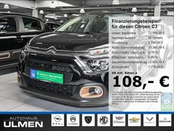 Schwarz Gebraucht 2023 Citroën C3 PureTech Kleinwagen | 12.950 € (Guter Preis)