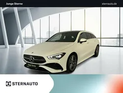 Unilack polarweiß Gebraucht 2024 Mercedes CLA200 Shooting Brake AMG line Kombi | 35.980 € (Etwas zu teuer)