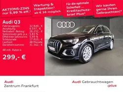 Mythosschwarz metallic Gebraucht 2023 Audi Q3 Advanced Plus SUV | 33.850 € (Guter Preis)