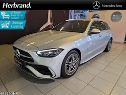Metalliclack hightechsilber Gebraucht 2022 Mercedes C300 AMG Kombi | 37.490 € (Fairer Preis)