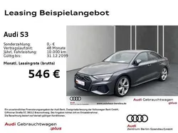 Grau Gebraucht 2024 Audi S3 Ambiente Limousine | 46.888 € (Etwas zu teuer)