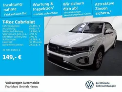 Weiß Gebraucht 2024 VW T-Roc Cabriolet Style Cabrio | 26.480 € (Superpreis)