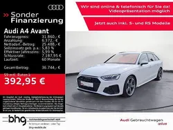 Weiß Gebraucht 2021 Audi A4 S-Line Kombi | 31.860 € (Fairer Preis)