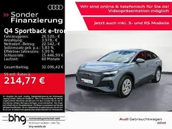 Kieselgrau Gebraucht 2023 Audi Q4 Sportback e-tron Comfort SUV | 26.450 € (Guter Preis)