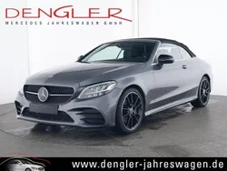 Grau Gebraucht 2024 Mercedes C220 AMG line Cabrio | 51.890 € (Teuer)