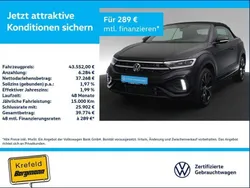 Schwarz Gebraucht 2024 VW T-Roc Cabriolet Edition Cabrio | 43.552 €