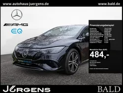 Metalliclack obsidianschwarz Gebraucht 2024 Mercedes EQE300 Electric Art Limousine | 51.390 €