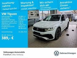Oryxweiß perlmutteffekt (metallic) Gebraucht 2021 VW Tiguan R-line SUV | 29.880 € (Fairer Preis)