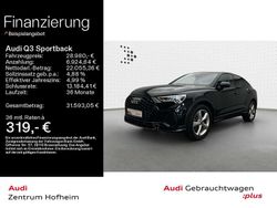 Mythosschwarz metallic Gebraucht 2022 Audi Q3 SUV | 28.980 € (Fairer Preis)