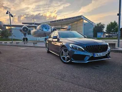 Grau Gebraucht 2015 Mercedes C220 AMG line Limousine | 17.999 € (Fairer Preis)