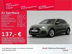 Distriktgrün metallic Gebraucht 2024 Audi A1 Sportback Advanced Plus Kleinwagen | 24.971 € (Superpreis)