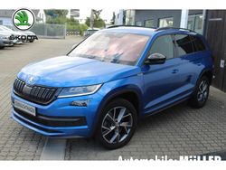 Blau Gebraucht 2021 Skoda Kodiaq SportLine SUV | 28.990 € (Guter Preis)