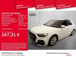 Gletscherweiß metallic Gebraucht 2023 Audi A1 Sportback S-Line Kleinwagen | 28.880 € (Etwas zu teuer)