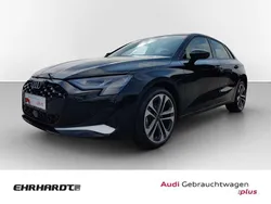 Mythosschwarz metallic Gebraucht 2024 Audi A3 Sportback Advanced Limousine | 34.990 € (Guter Preis)
