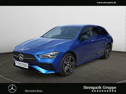 Lack spektralblau Gebraucht 2025 Mercedes CLA250e Shooting Brake AMG Kombi | 42.790 €