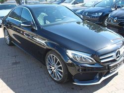 Obsidianschwarz metalliclack Gebraucht 2015 Mercedes C250 AMG line Limousine | 19.400 € (Guter Preis)