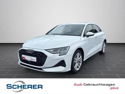 Weiß Gebraucht 2024 Audi A3 Sportback Advanced Limousine | 32.400 € (Fairer Preis)