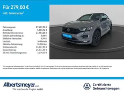 Grau Gebraucht 2021 VW T-Roc Cabriolet R-line Edition Cabrio | 27.489 € (Fairer Preis)