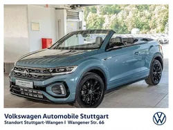 Petroleum blue metallic/schwar Gebraucht 2022 VW T-Roc Cabriolet R-line Cabrio | 27.930 € (Fairer Preis)