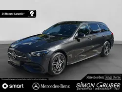 Lack graphitgrau (metallic) Gebraucht 2023 Mercedes C300e AMG Kombi | 48.500 € (Fairer Preis)