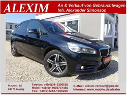 Schwarz Gebraucht 2016 BMW 218 Sport Line Van / Kleinbus | 7.700 € (Superpreis)