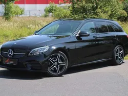 Ung. schwarz unilack Gebraucht 2020 Mercedes C220 AMG line Kombi | 23.990 € (Guter Preis)