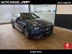 Sodalithblau Gebraucht 2023 Mercedes C300e AMG Kombi | 45.799 € (Fairer Preis)