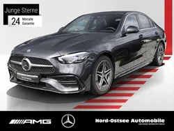 Metalliclack graphitgrau Gebraucht 2024 Mercedes C220 AMG Limousine | 40.890 € (Superpreis)
