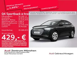 Mythosschwarz metallic Gebraucht 2023 Audi Q4 e-tron SUV | 36.249 € (Etwas zu teuer)