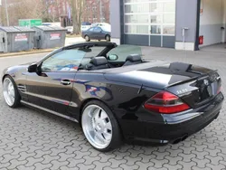 Schwarz Gebraucht 2003 Mercedes SL55 AMG AMG Cabrio | 29.500 € (Fairer Preis)