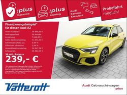 Gelb (pythongelb metallic) Gebraucht 2024 Audi A3 Sportback e-tron S-Line Kleinwagen | 39.490 €