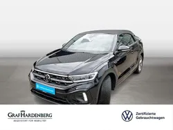 Schwarz Gebraucht 2024 VW T-Roc Cabriolet R-line Cabrio | 30.444 € (Superpreis)