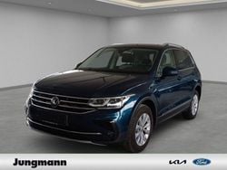 Nightshade blue metallic Gebraucht 2021 VW Tiguan Elegance SUV | 26.999 € (Fairer Preis)