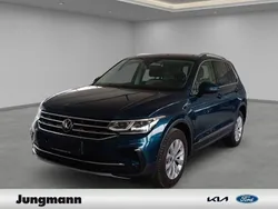 Nightshade blue metallic Gebraucht 2021 VW Tiguan Elegance SUV | 28.990 € (Fairer Preis)