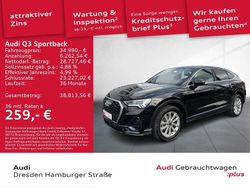 Schwarz Gebraucht 2024 Audi Q3 Sportback Basis SUV | 34.990 € (Guter Preis)