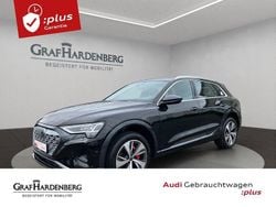 Mythosschwarz metallic Gebraucht 2023 Audi Q8 e-tron Advanced SUV | 46.960 € (Fairer Preis)